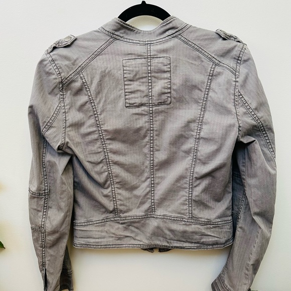 Hollister Moto Jacket, Size Medium - Picture 6 of 7